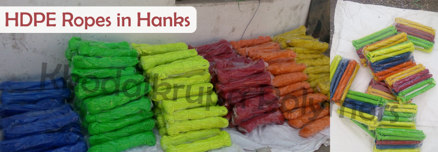 HDPE Ropes in Hanks